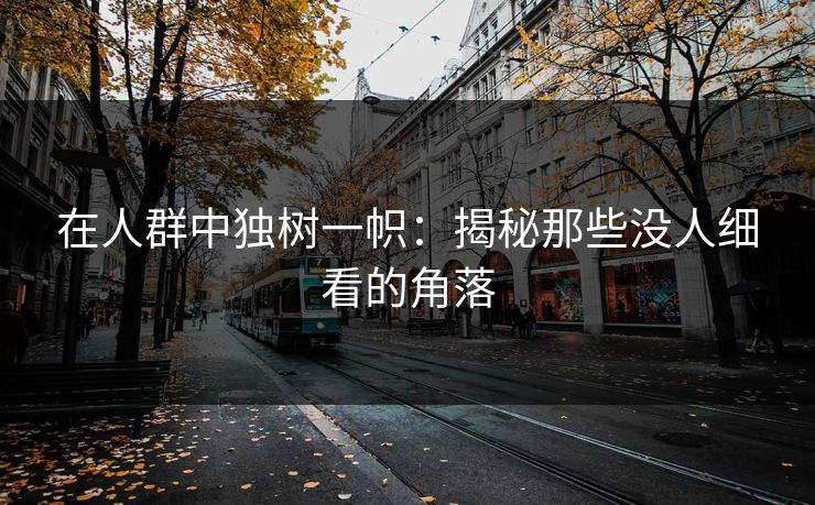 在人群中独树一帜：揭秘那些没人细看的角落