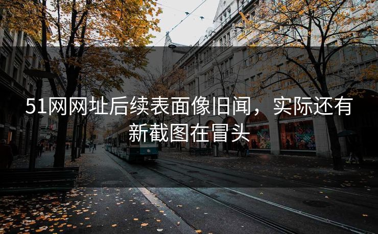 51网网址后续表面像旧闻,实际还有新截图在冒头